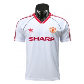 Herre Fotballdrakter Manchester United Borte Retro 1988 Kortermet